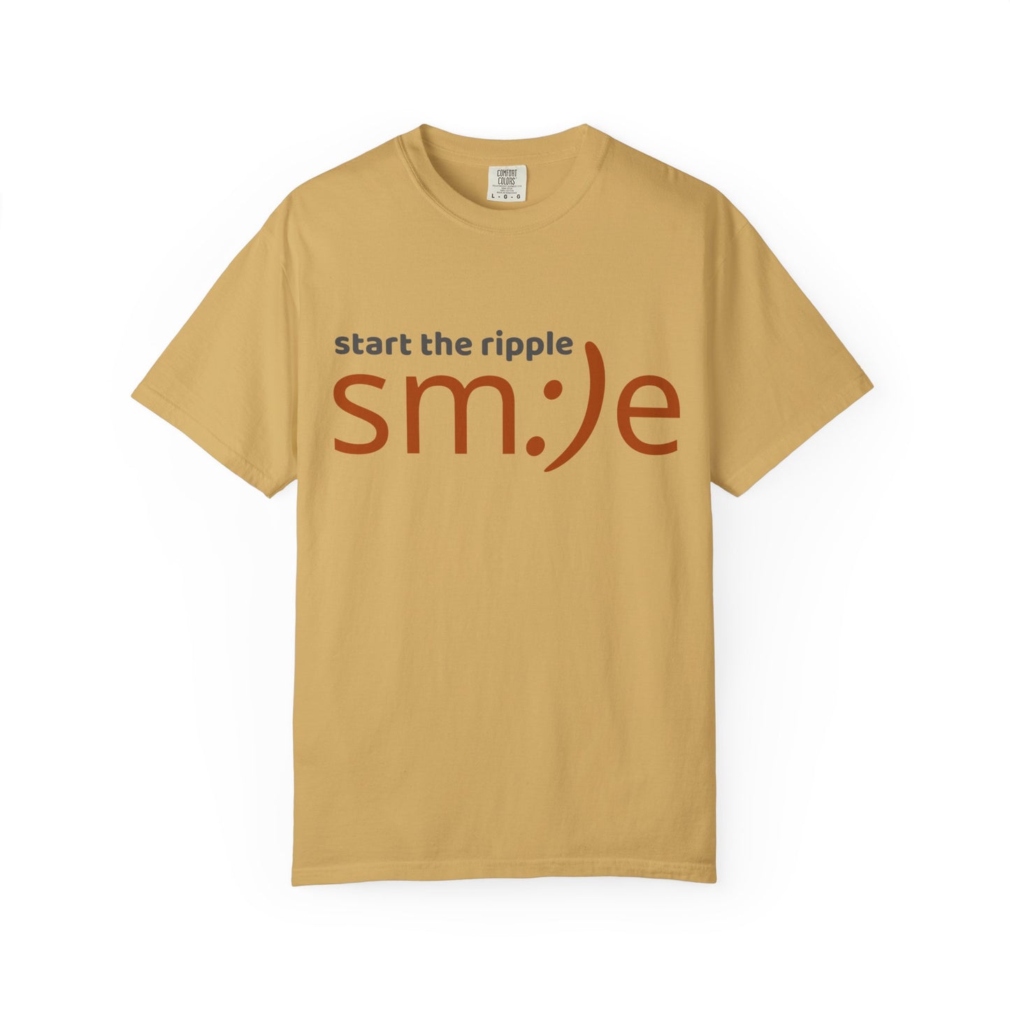 sm:)e Start the Ripple Garment-Dyed Tee | Premium Change-Maker Streetwear | Unisex Statement Shirt