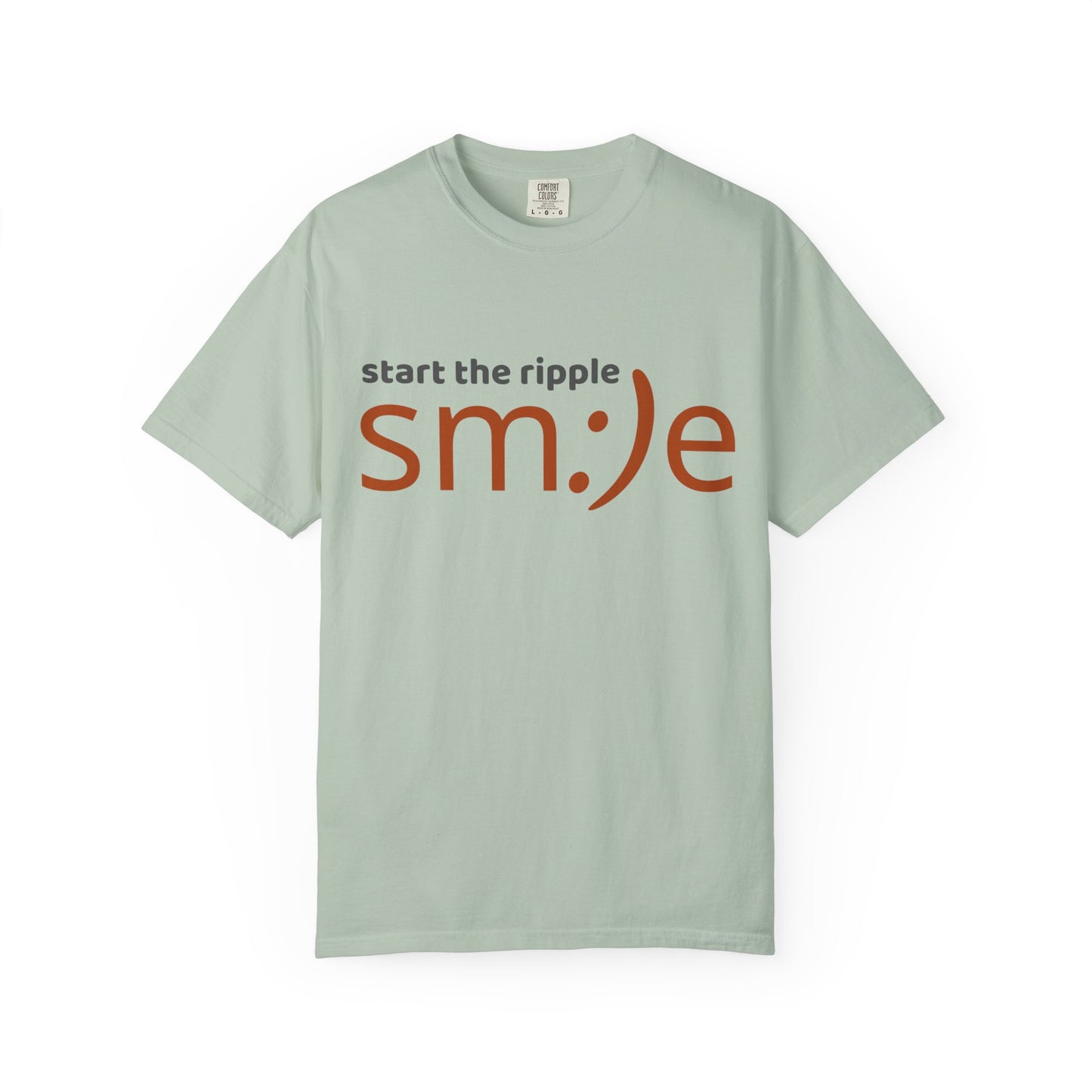 sm:)e Start the Ripple Garment-Dyed Tee | Premium Change-Maker Streetwear | Unisex Statement Shirt