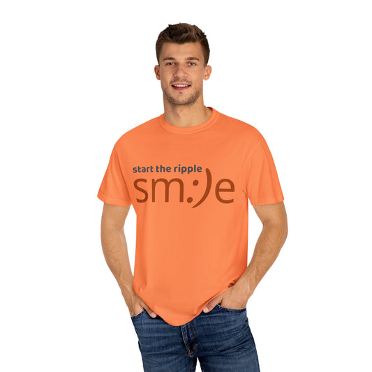 sm:)e Start the Ripple Garment-Dyed Tee | Premium Change-Maker Streetwear | Unisex Statement Shirt