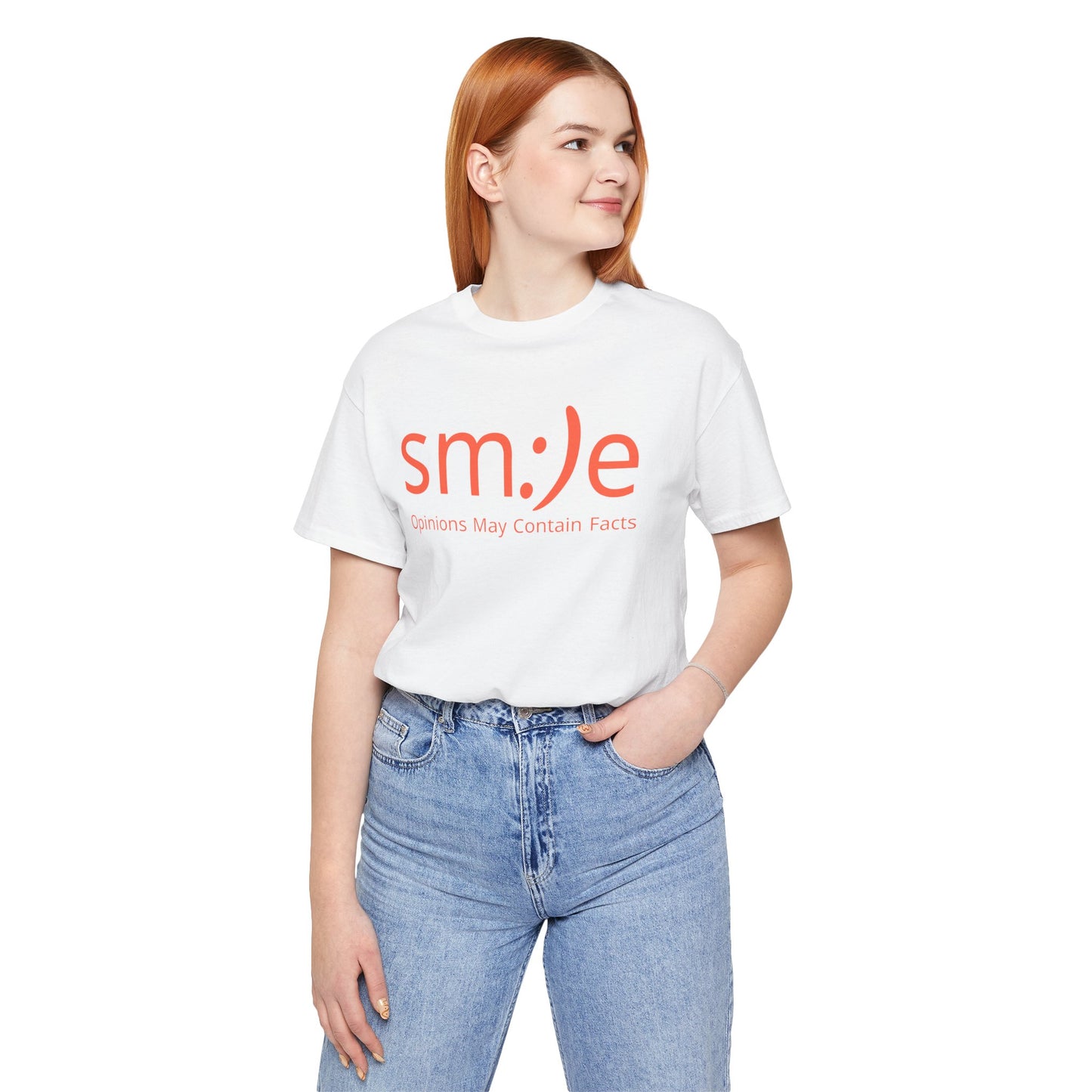 sm:)e Opinions May Contain Facts Tee | Sassy Humor Streetwear | Funny Conversation Starter Shirt