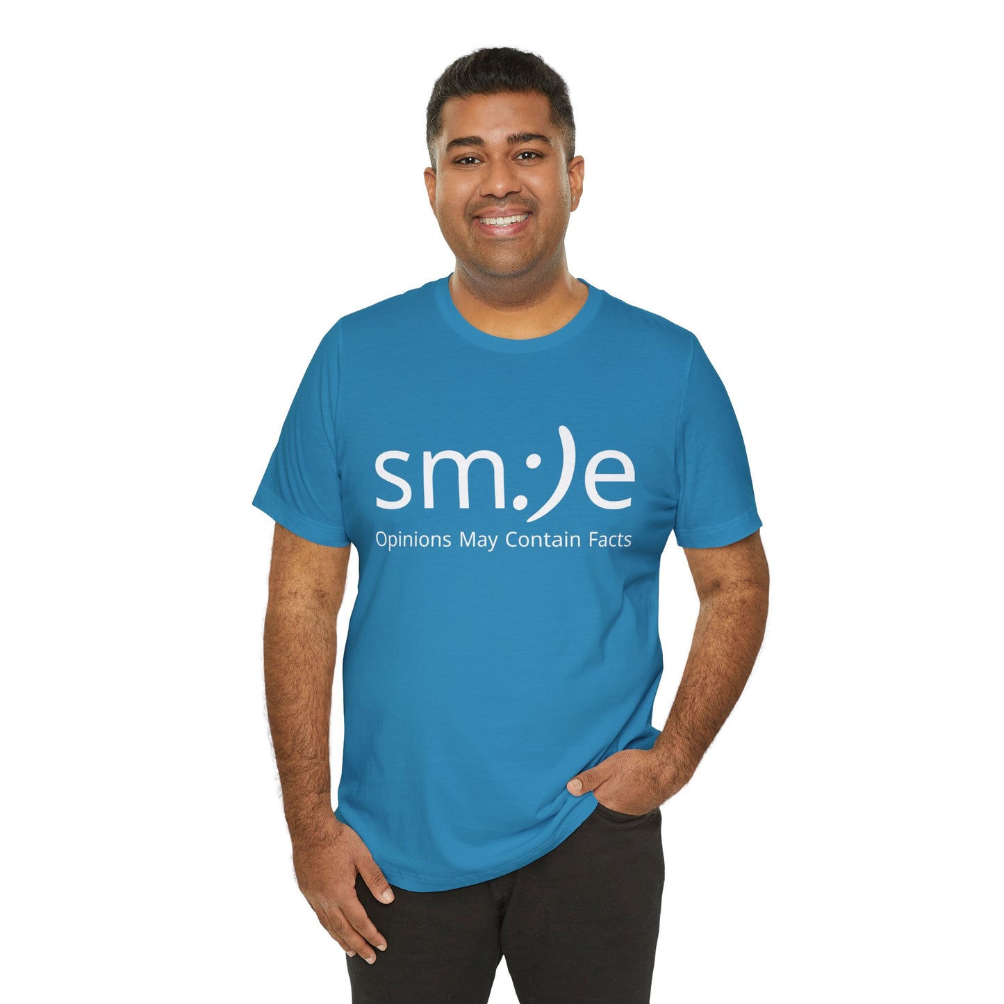 sm:)e Opinions May Contain Facts | Sassy Statement Tee | Unisex Streetwear Graphic Shirt