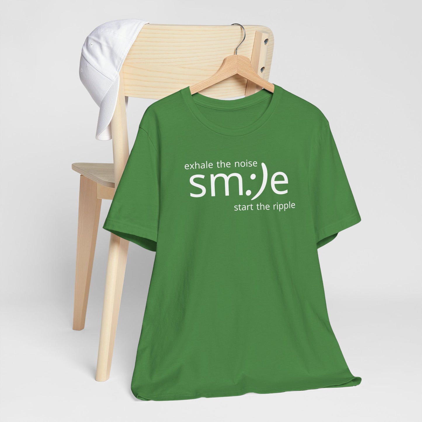 Exhale the Noise sm:)e Be the Ripple | Motivational Streetwear | Lifestyle Statement Tee