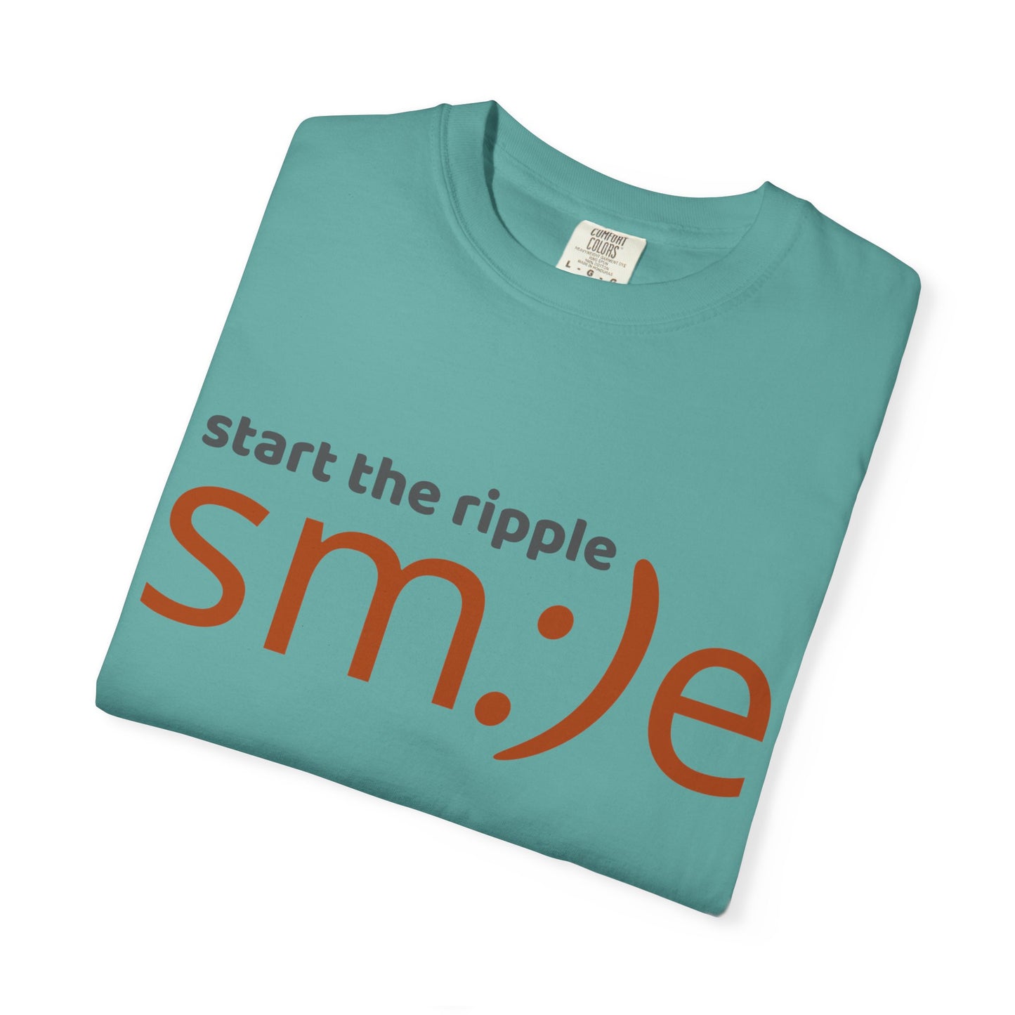 sm:)e Start the Ripple Garment-Dyed Tee | Premium Change-Maker Streetwear | Unisex Statement Shirt