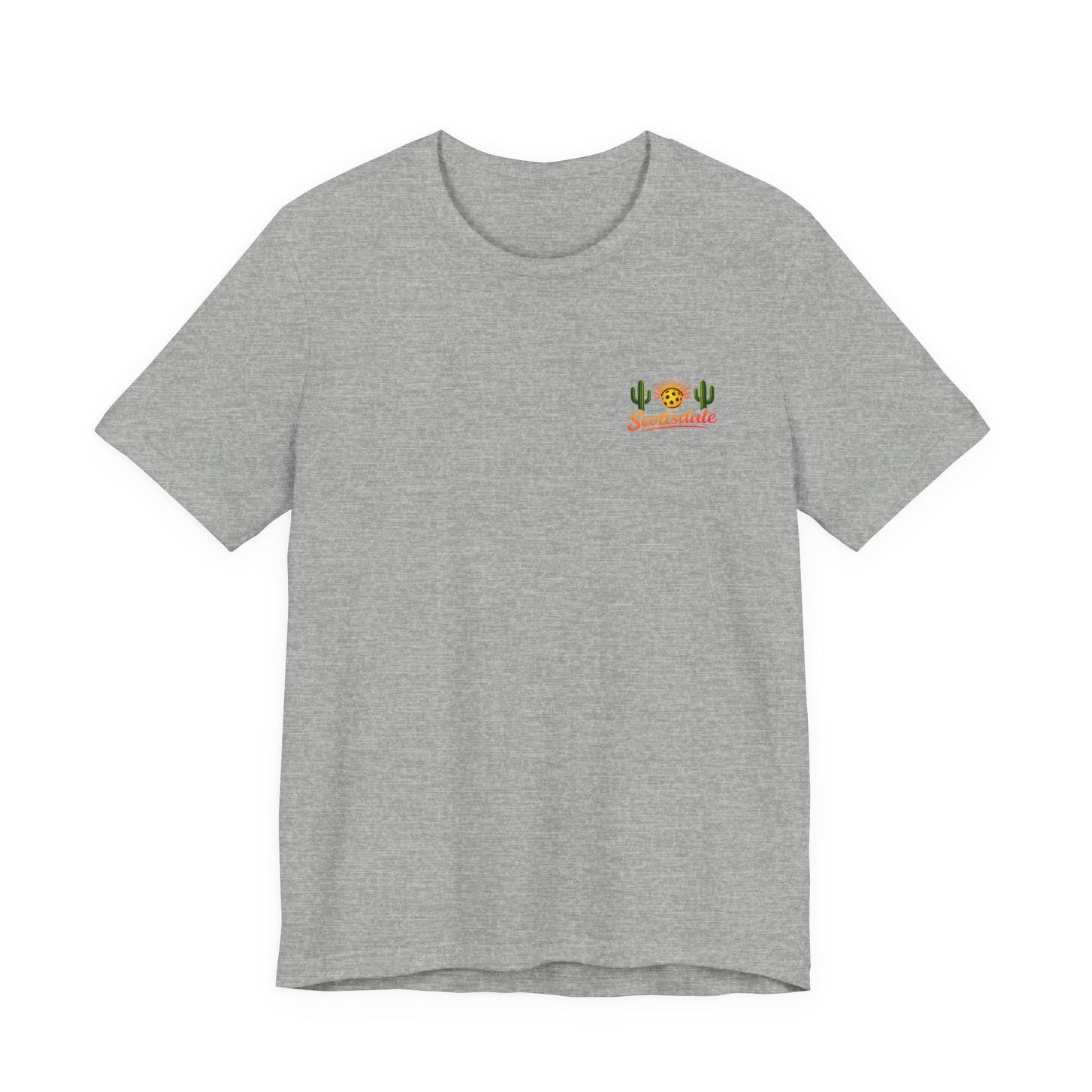 I Got Pickled in Scottsdale™ | Pickleball Souvenir T-Shirt | Desert Sunset Graphic Tee