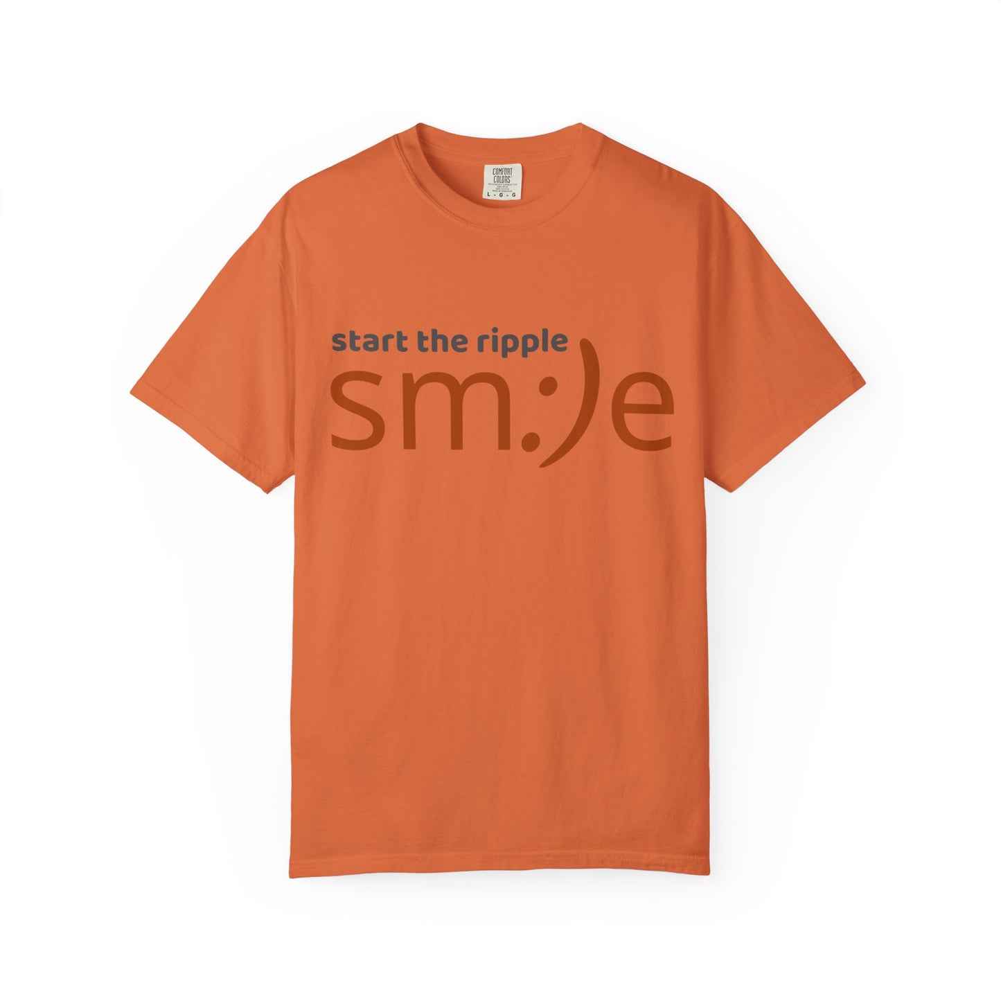 sm:)e Start the Ripple Garment-Dyed Tee | Premium Change-Maker Streetwear | Unisex Statement Shirt