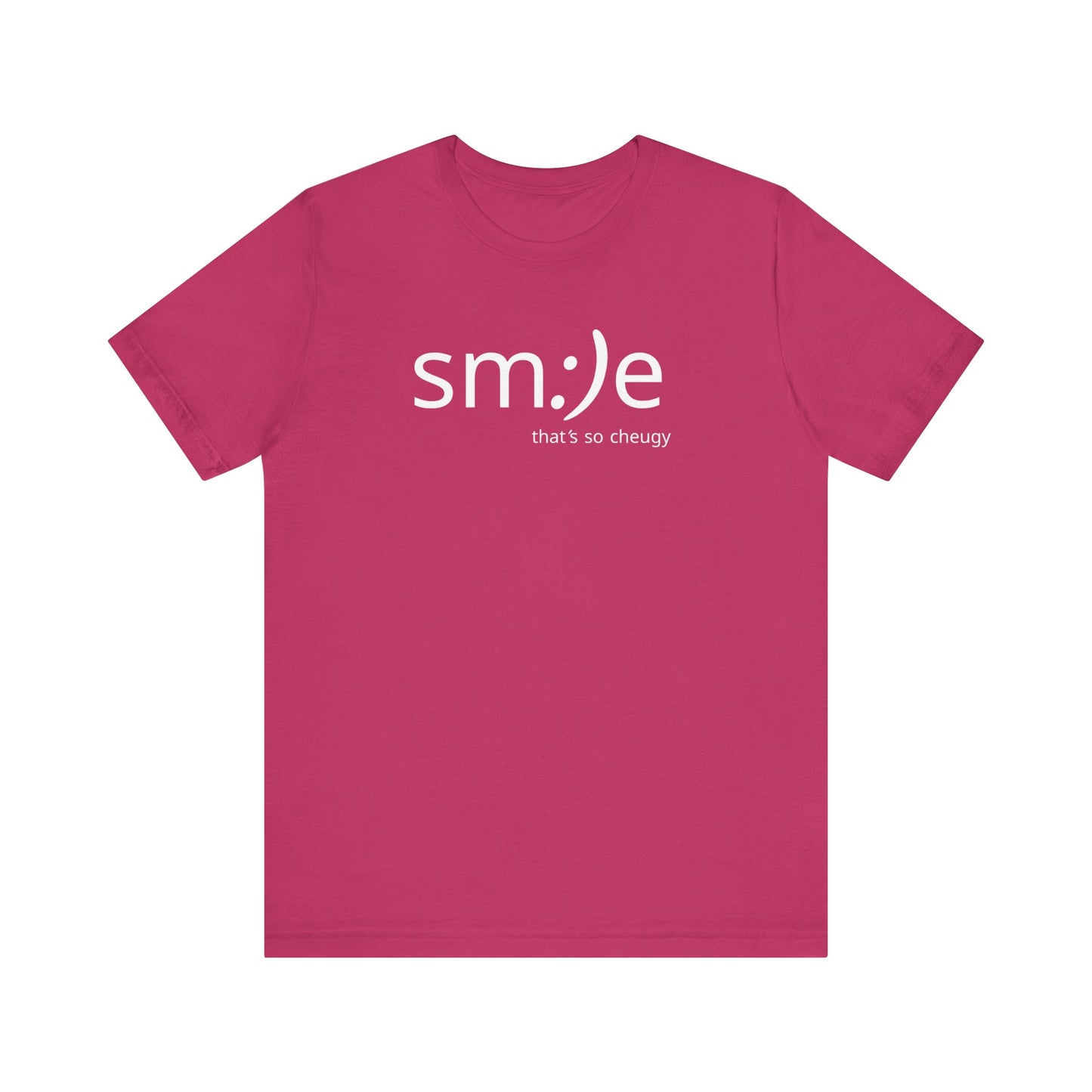 sm:)e Playful Unisex Tee | Smile That's So Cheugy | Graphic Streetwear