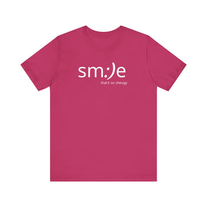 sm:)e Playful Unisex Tee | Smile That's So Cheugy | Graphic Streetwear