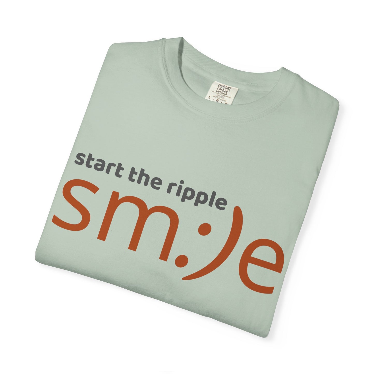 sm:)e Start the Ripple Garment-Dyed Tee | Premium Change-Maker Streetwear | Unisex Statement Shirt