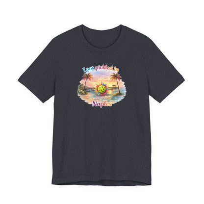 "I Got Pickled in Naples" Pickleball Tee — Funny Florida Vacation Shirt & Souvenir Gift