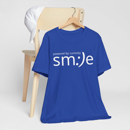 sm:)e Powered by Curiosity Tee | Lifelong Learner Streetwear | Every Age is a Student Shirt