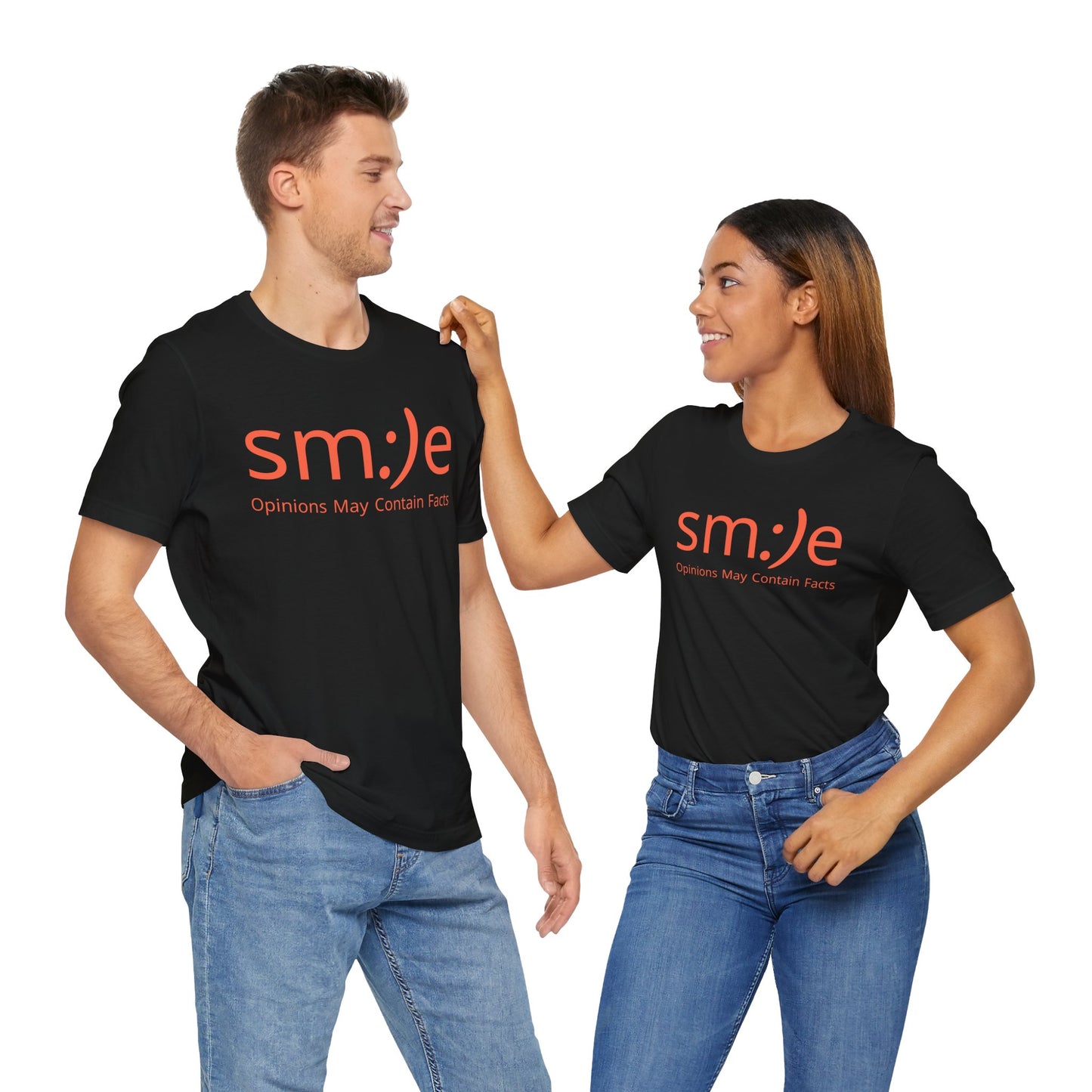 sm:)e Opinions May Contain Facts T-Shirt | Intellectual Sass | Trendy Graphic Tee