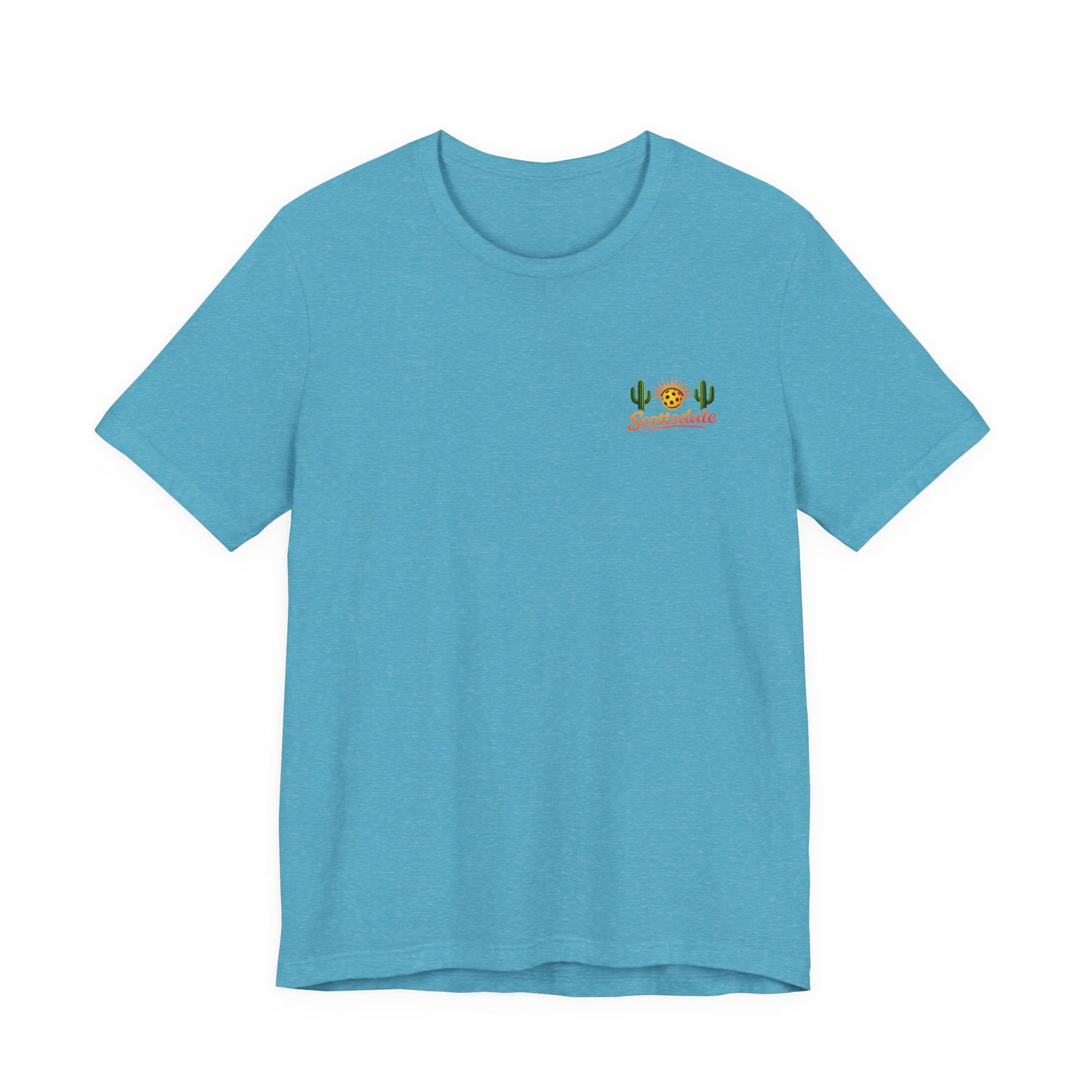 I Got Pickled in Scottsdale™ | Pickleball Souvenir T-Shirt | Desert Sunset Graphic Tee
