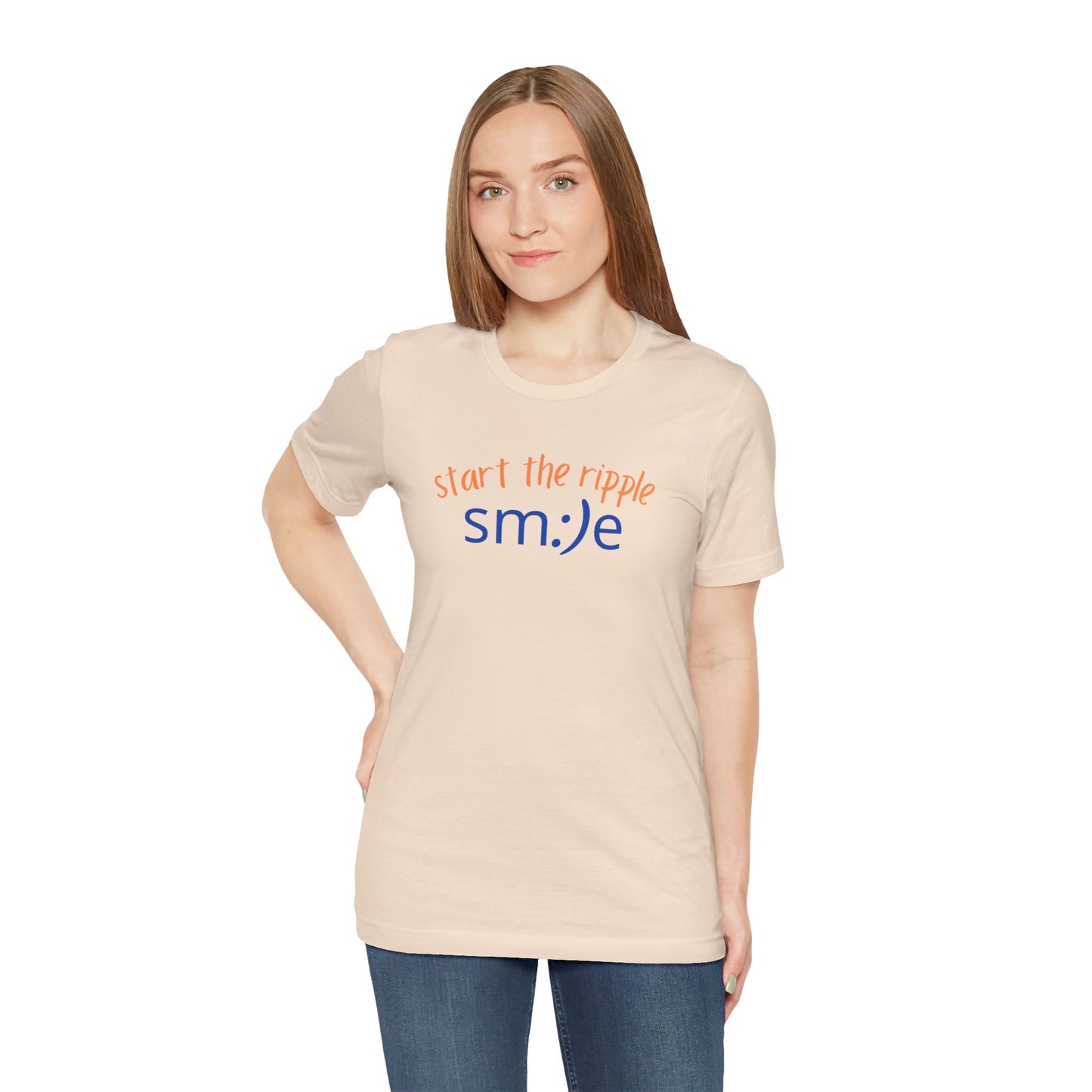 sm:)e Start the Ripple T-Shirt | Inspirational Statement Tee | Unisex Streetwear