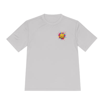 Pickleball Tee — “No 'Sorry's' in Pickleball” Moisture-Wicking Athletic Shirt