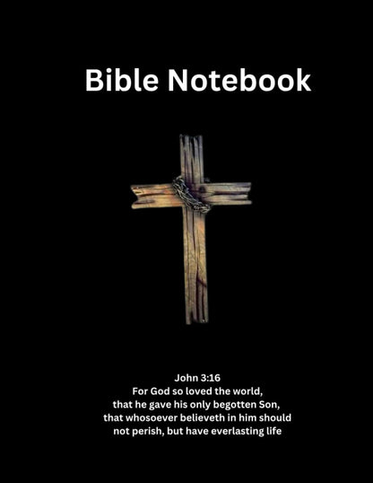 Bible Study Notebook - Organized by Book | Faith Journey Companion