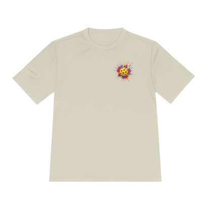 Pickleball Tee — “No 'Sorry's' in Pickleball” Moisture-Wicking Athletic Shirt