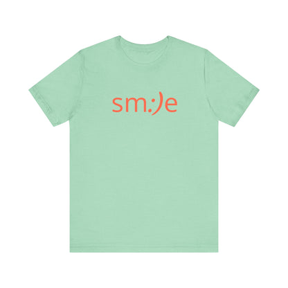 sm:)e Smile T-Shirt | Positive Vibes Streetwear | Unisex Summer Statement Gift