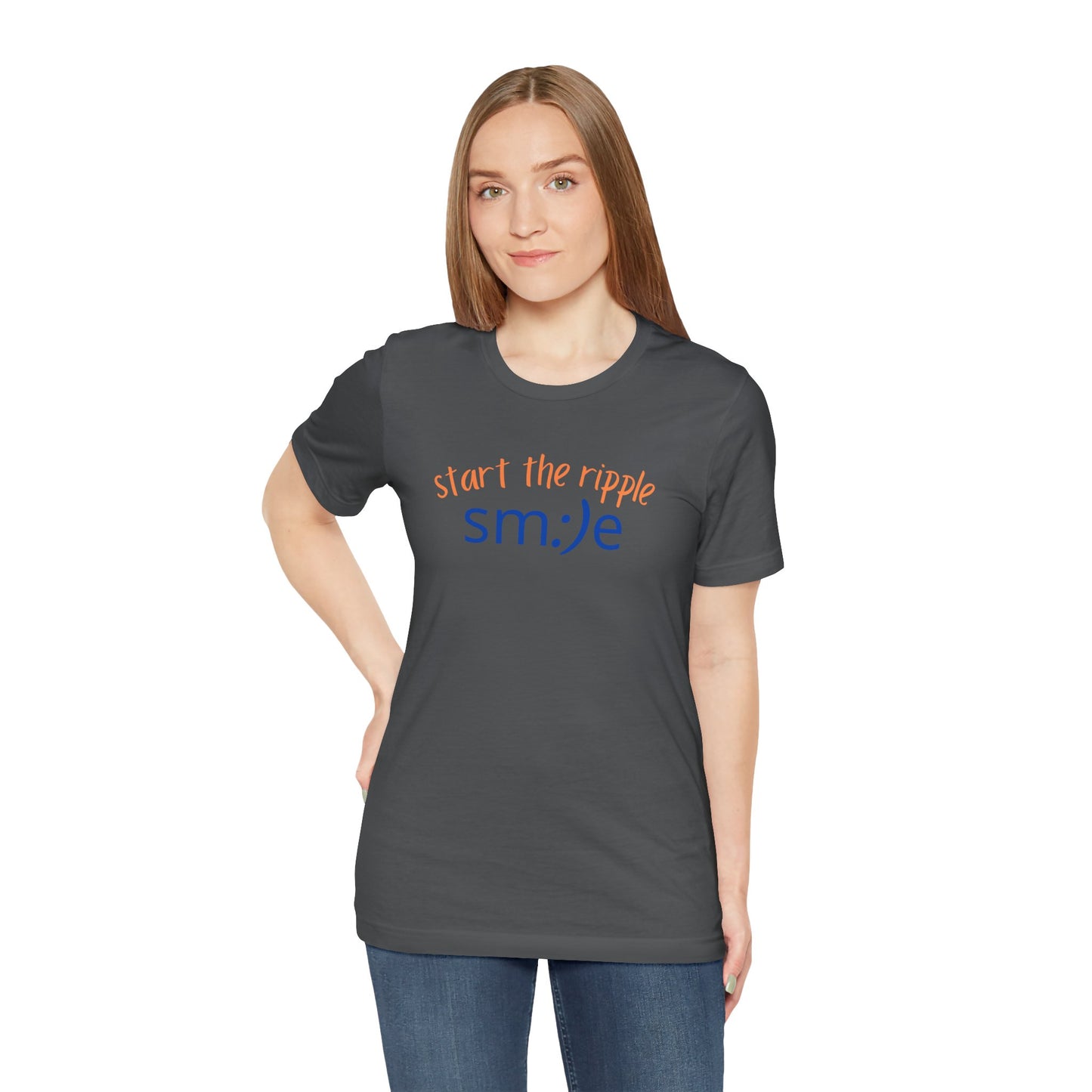 sm:)e Start the Ripple T-Shirt | Inspirational Statement Tee | Unisex Streetwear
