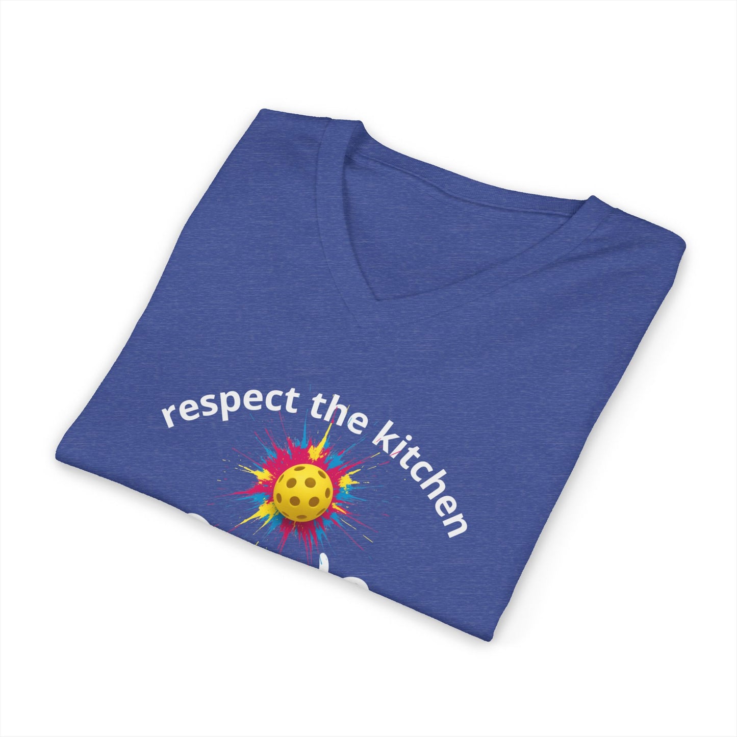 Respect the Kitchen - Pickleball Streetwear Tee | Funny Unisex Statement Shirt | sm:)e