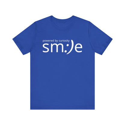 sm:)e Powered by Curiosity Tee | Lifelong Learner Streetwear | Every Age is a Student Shirt