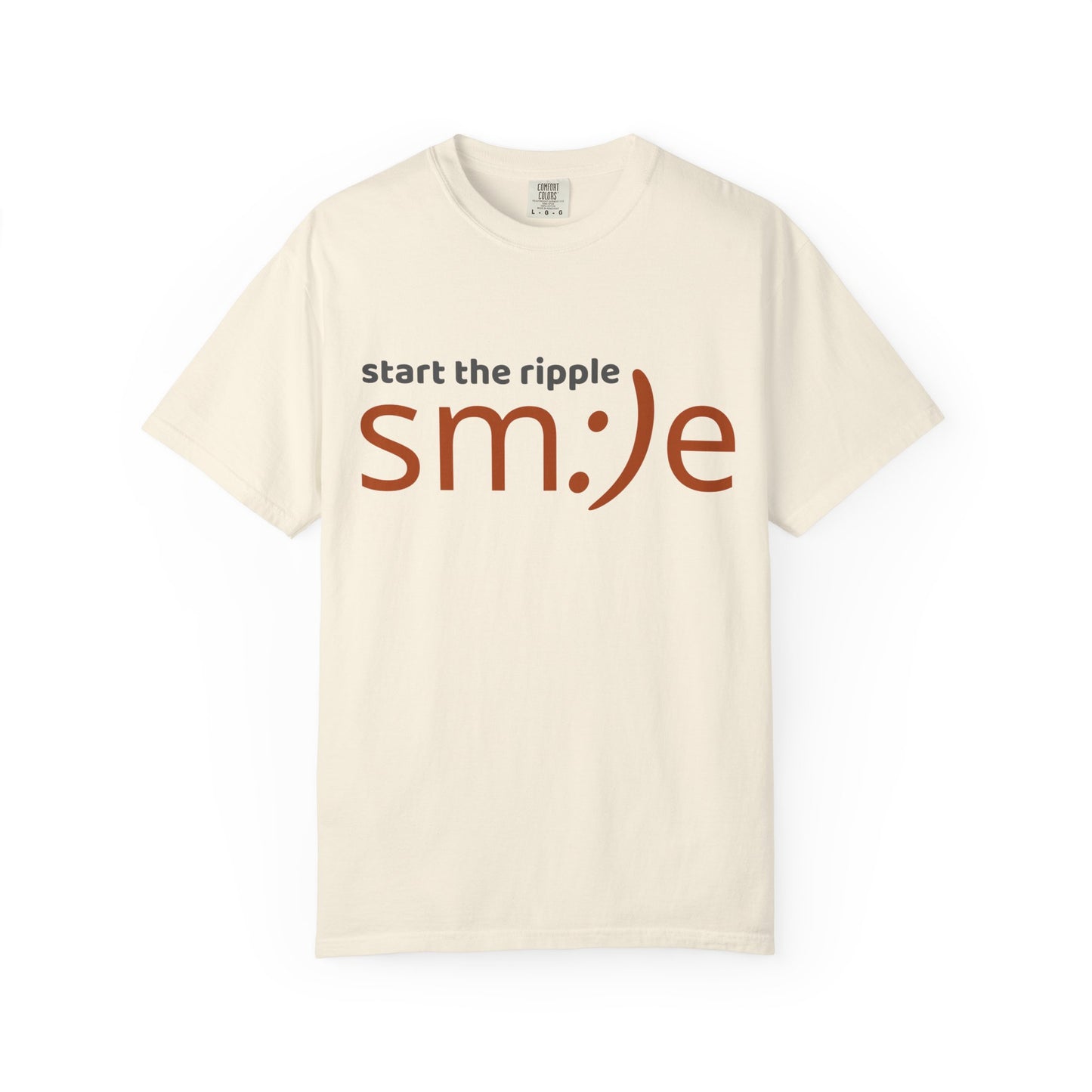 sm:)e Start the Ripple Garment-Dyed Tee | Premium Change-Maker Streetwear | Unisex Statement Shirt