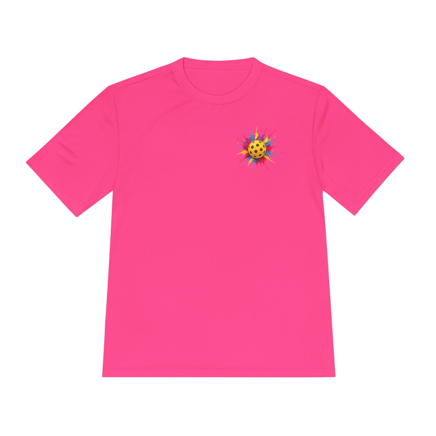 Pickleball Tee — “No 'Sorry's' in Pickleball” Moisture-Wicking Athletic Shirt