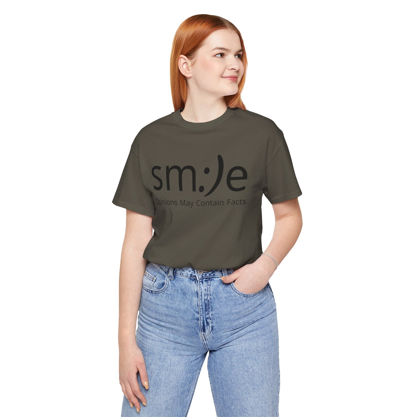 sm:)e Opinions May Contain Facts T-Shirt | Funny Streetwear Graphic Tee