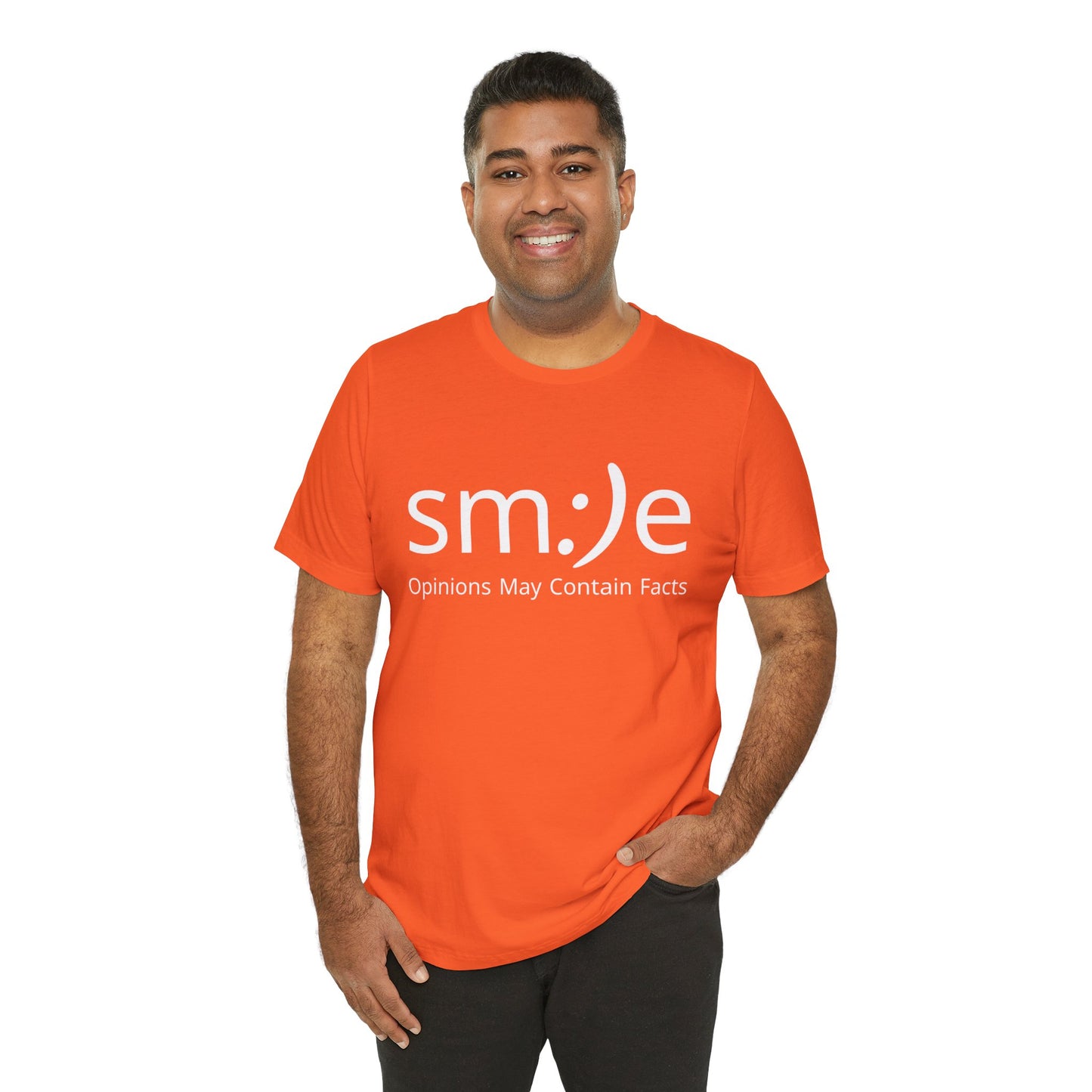 sm:)e Opinions May Contain Facts | Sassy Statement Tee | Unisex Streetwear Graphic Shirt