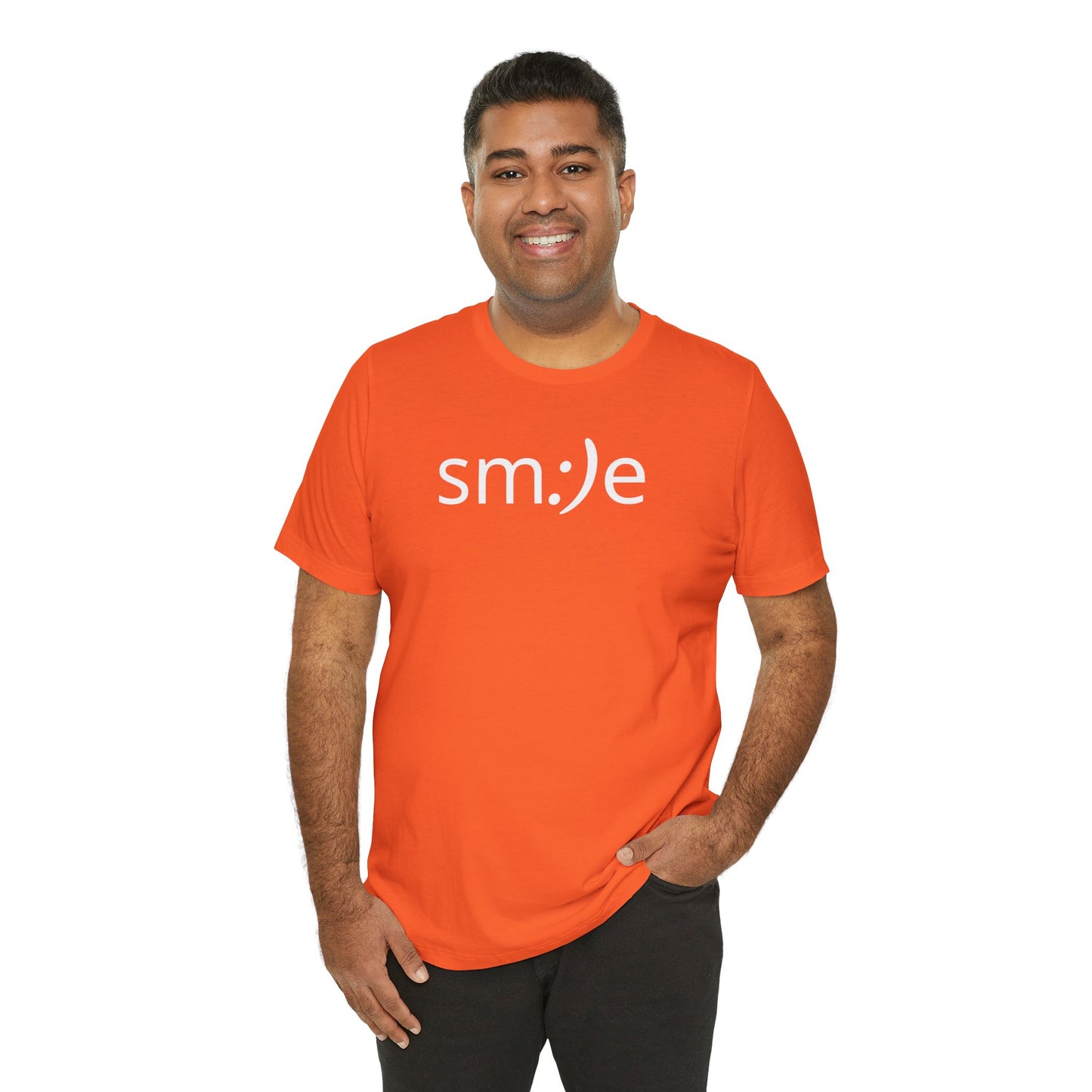 sm:)e Smiley Face Jersey Tee | Pure Joy Streetwear | Fun Graphic Unisex Casual Shirt