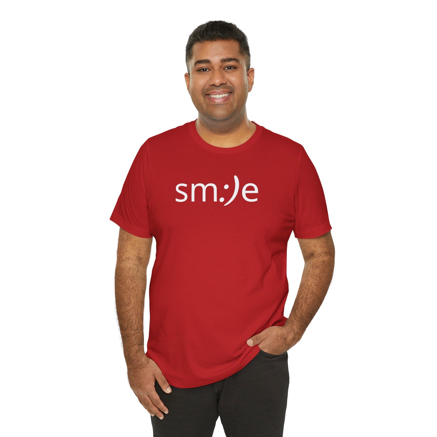 sm:)e Smiley Face Jersey Tee | Pure Joy Streetwear | Fun Graphic Unisex Casual Shirt