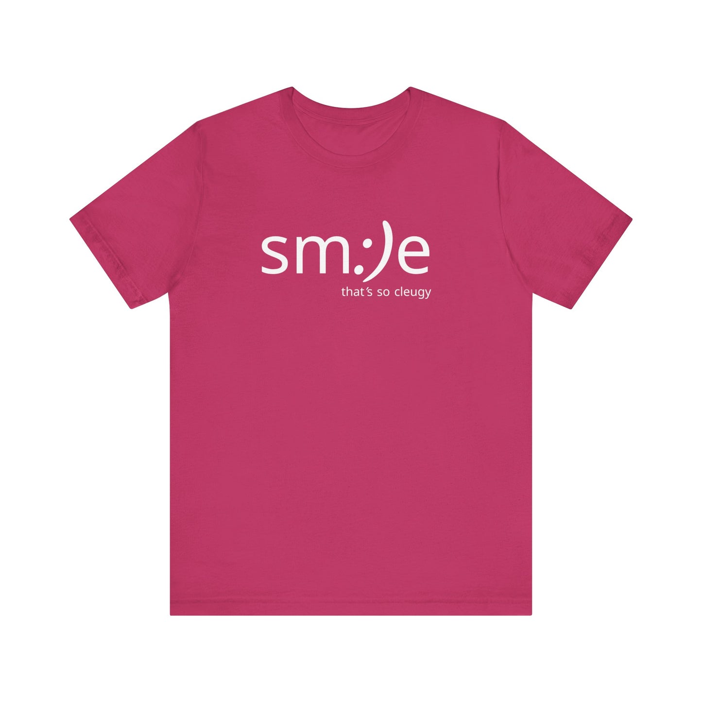 sm:)e That's So Cleugy Playful Tee - Orange Graphic Statement Shirt for Confident Vibes