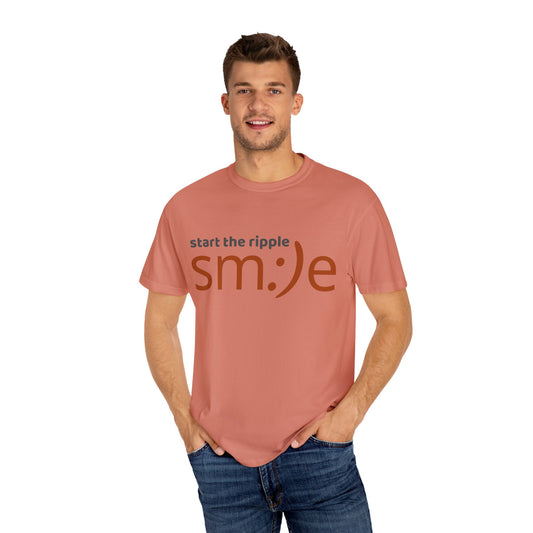sm:)e Start the Ripple Garment-Dyed Tee | Premium Change-Maker Streetwear | Unisex Statement Shirt