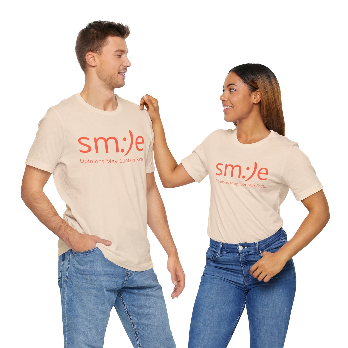 sm:)e Opinions May Contain Facts T-Shirt | Intellectual Sass | Trendy Graphic Tee