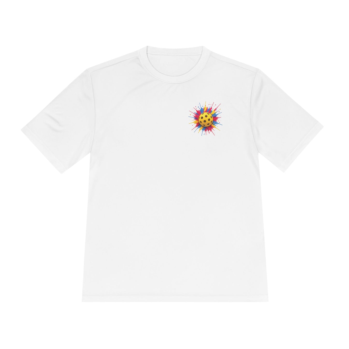 Pickleball Tee — “No 'Sorry's' in Pickleball” Moisture-Wicking Athletic Shirt