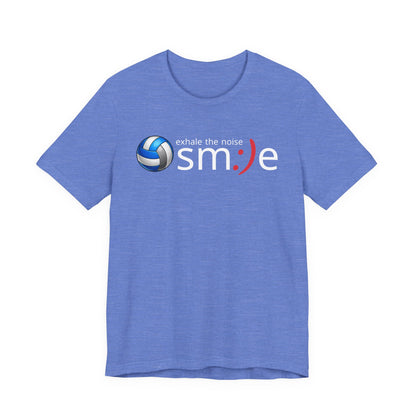 Exhale the Noise sm:)e Volleyball Shirt - Minimalist Tee