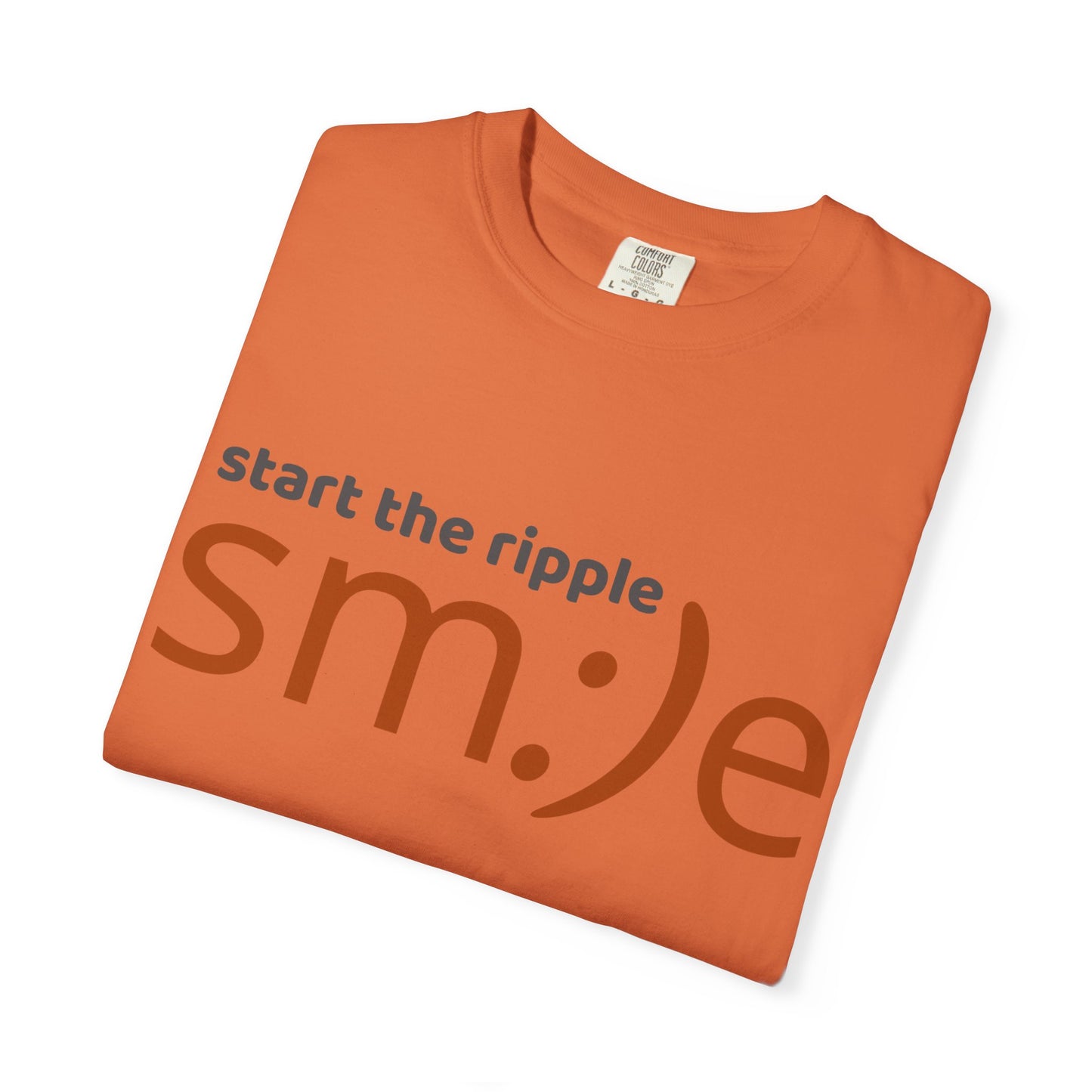 sm:)e Start the Ripple Garment-Dyed Tee | Premium Change-Maker Streetwear | Unisex Statement Shirt
