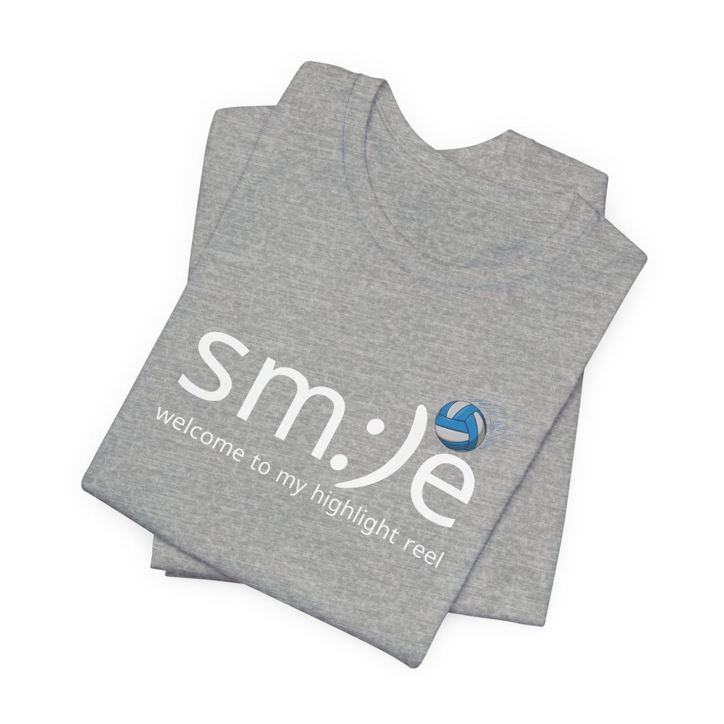 sm:)e Welcome to My Highlight Reel Volleyball Tee | Athletic Confidence Streetwear | Court Champion Jersey