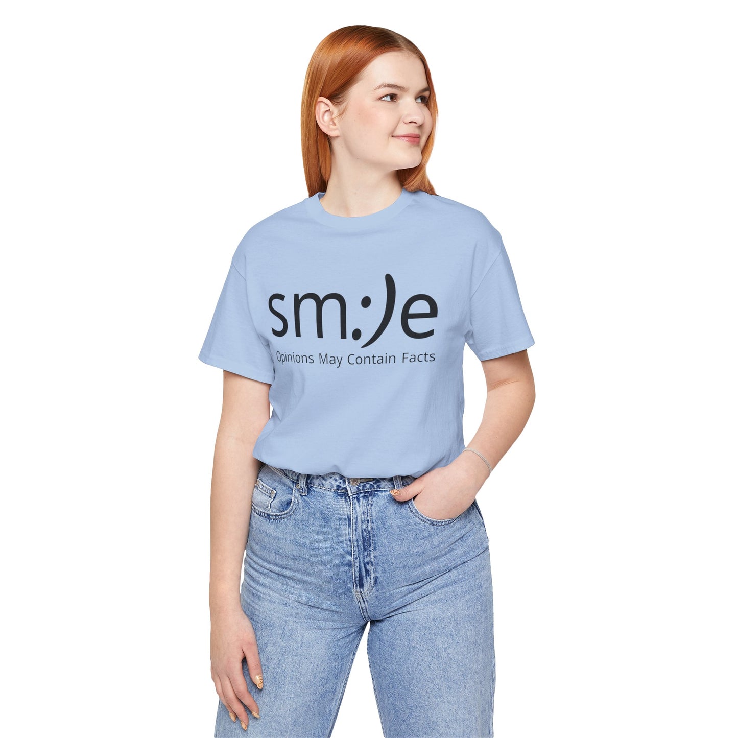 sm:)e Opinions May Contain Facts T-Shirt | Funny Streetwear Graphic Tee