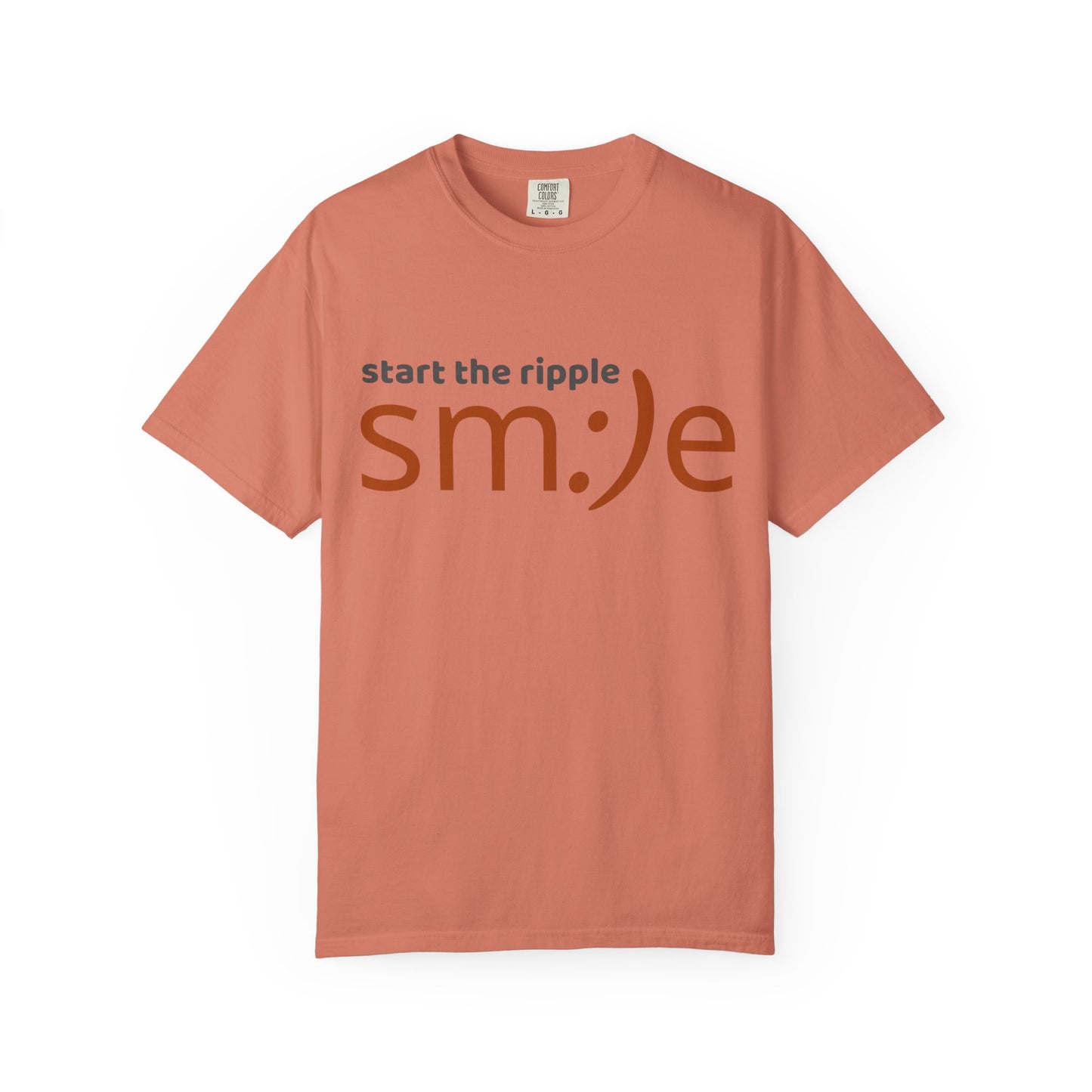 sm:)e Start the Ripple Garment-Dyed Tee | Premium Change-Maker Streetwear | Unisex Statement Shirt