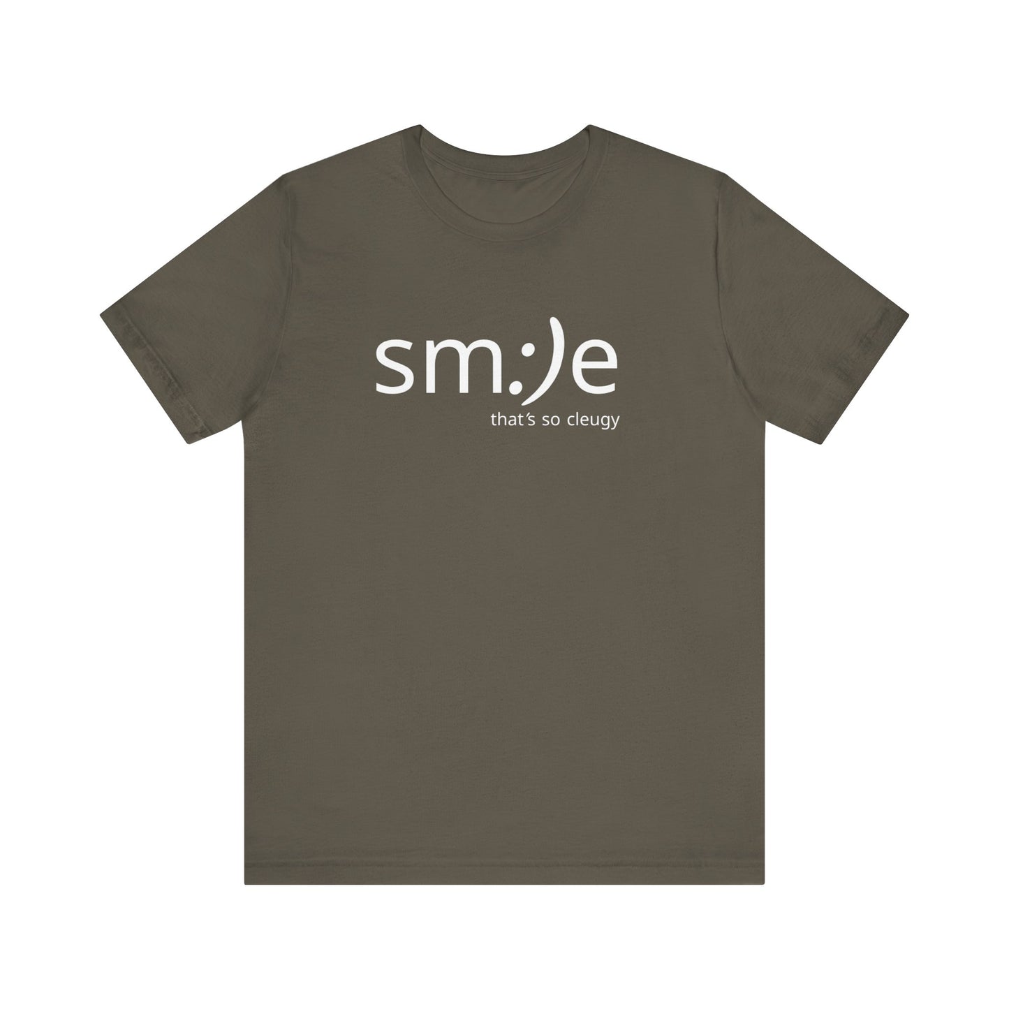 sm:)e That's So Cleugy Playful Tee - Orange Graphic Statement Shirt for Confident Vibes