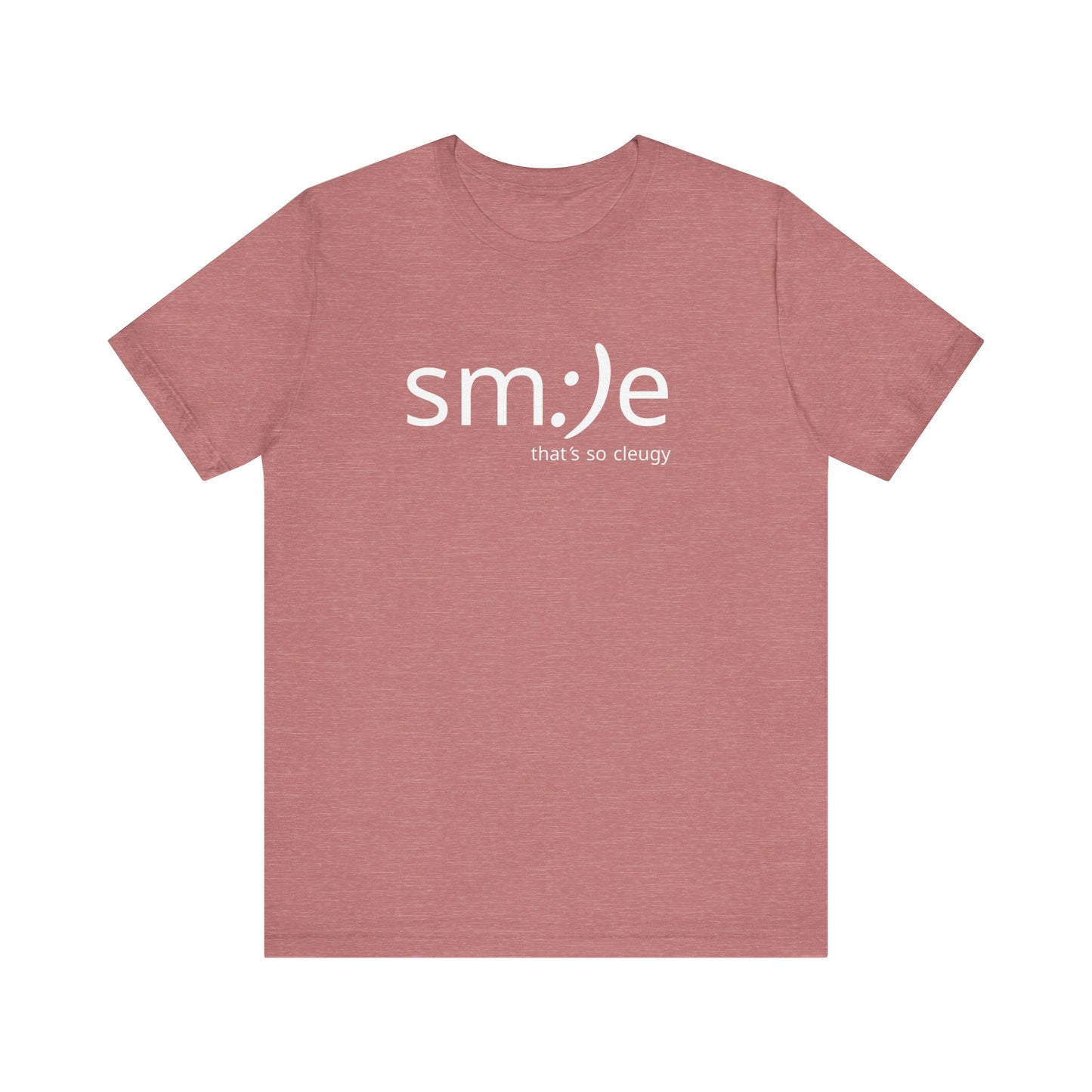 sm:)e That's So Cleugy Playful Tee - Orange Graphic Statement Shirt for Confident Vibes