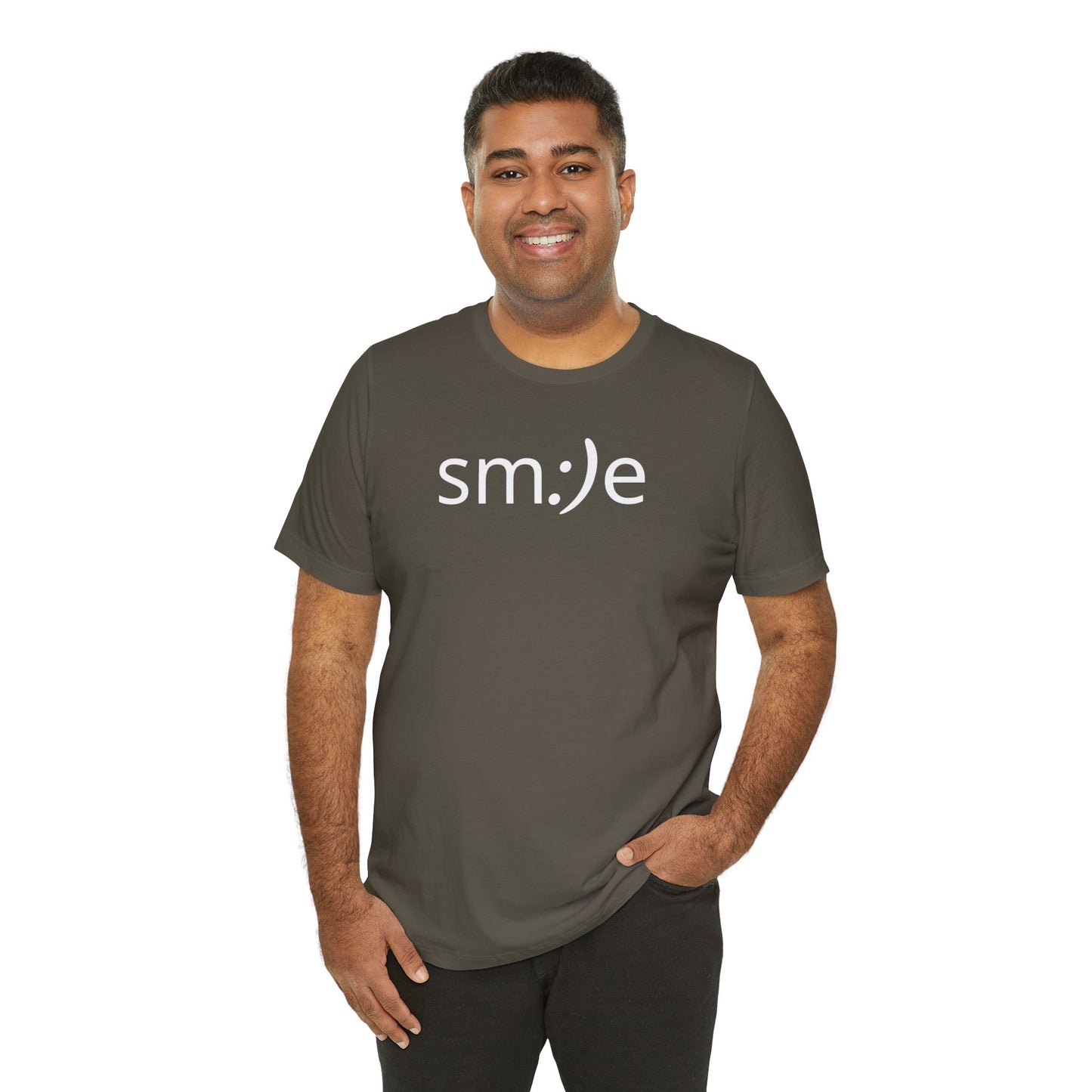 sm:)e Smiley Face Jersey Tee | Pure Joy Streetwear | Fun Graphic Unisex Casual Shirt