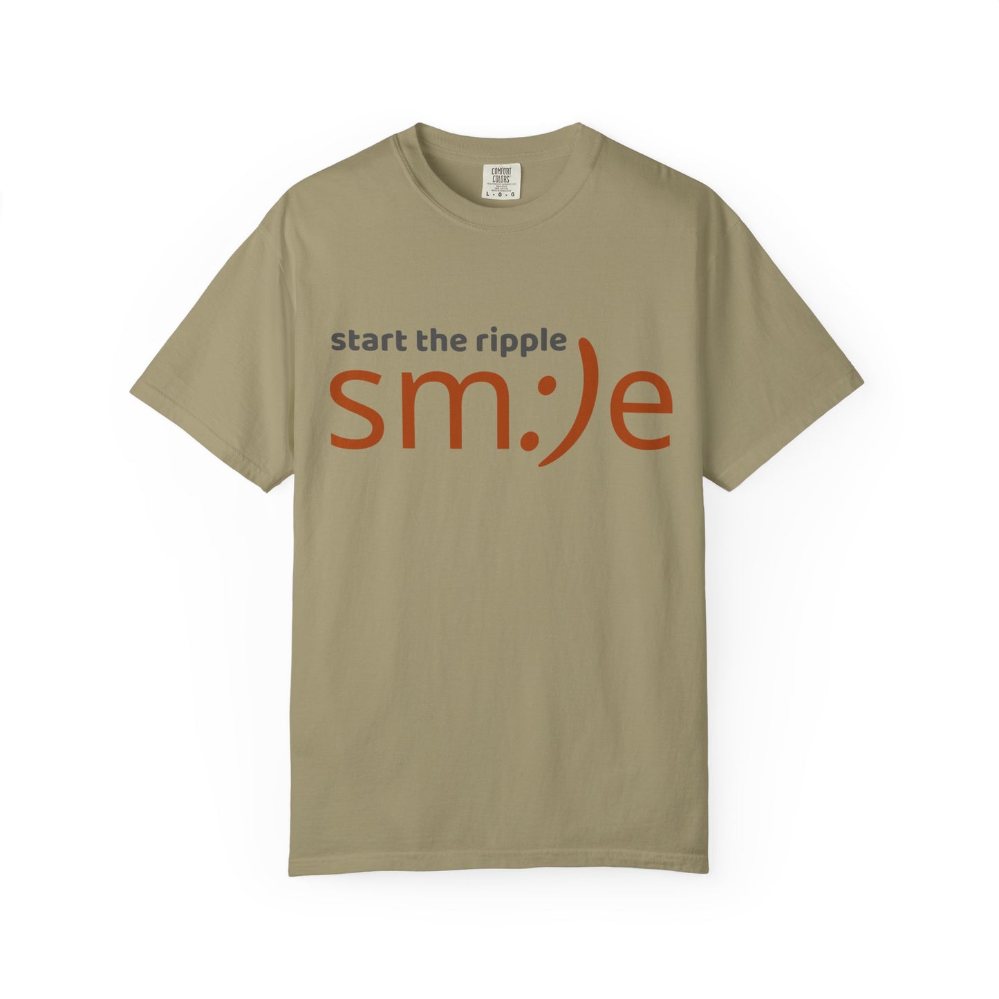 sm:)e Start the Ripple Garment-Dyed Tee | Premium Change-Maker Streetwear | Unisex Statement Shirt
