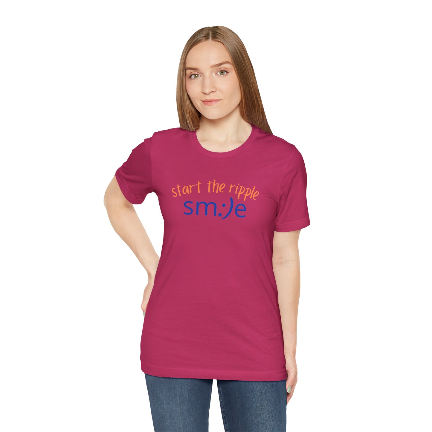 sm:)e Start the Ripple T-Shirt | Inspirational Statement Tee | Unisex Streetwear