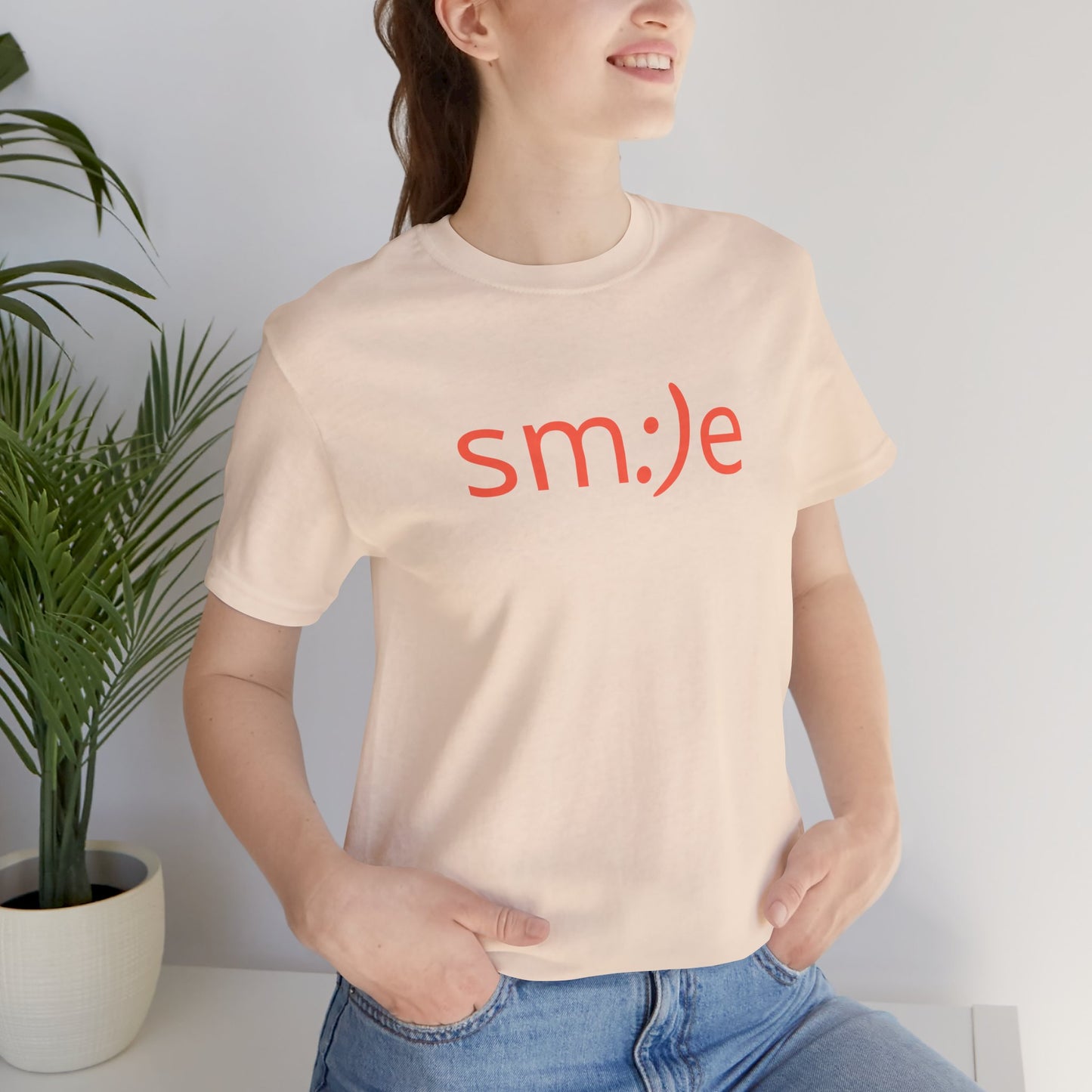 sm:)e Smile T-Shirt | Positive Vibes Streetwear | Unisex Summer Statement Gift