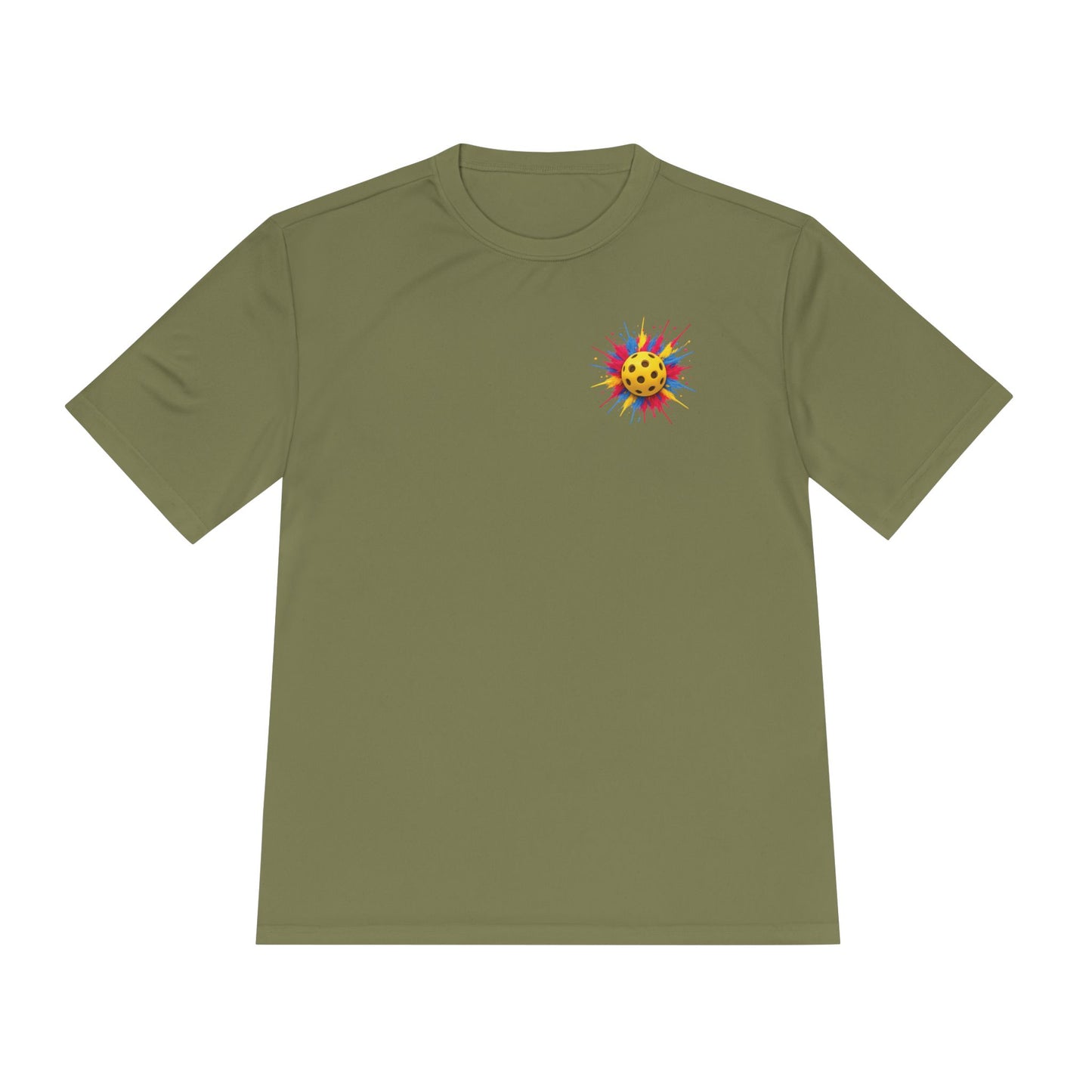Pickleball Tee — “No 'Sorry's' in Pickleball” Moisture-Wicking Athletic Shirt