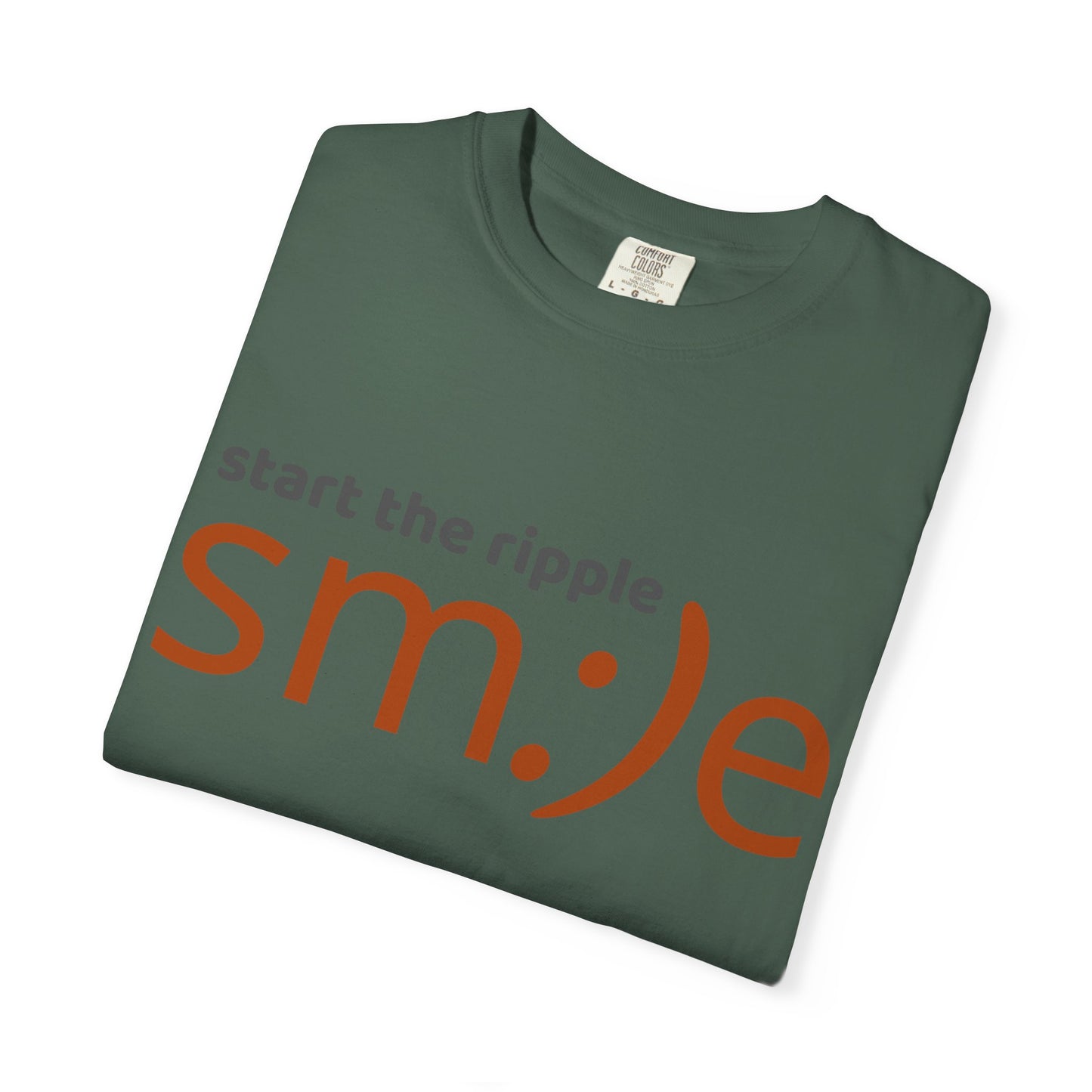 sm:)e Start the Ripple Garment-Dyed Tee | Premium Change-Maker Streetwear | Unisex Statement Shirt