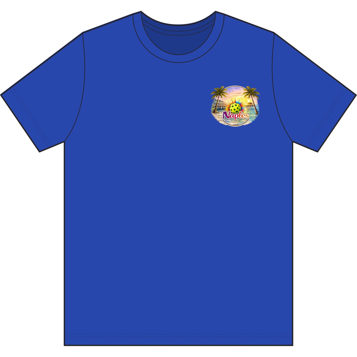 I Got Pickled in Naples™ — Men's Moisture-Wicking Pickleball Shirt | sm:)e