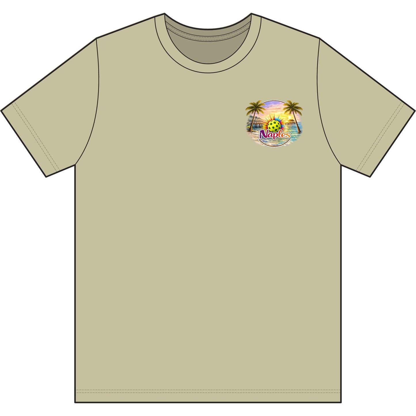 I Got Pickled in Naples™ — Men's Moisture-Wicking Pickleball Shirt | sm:)e