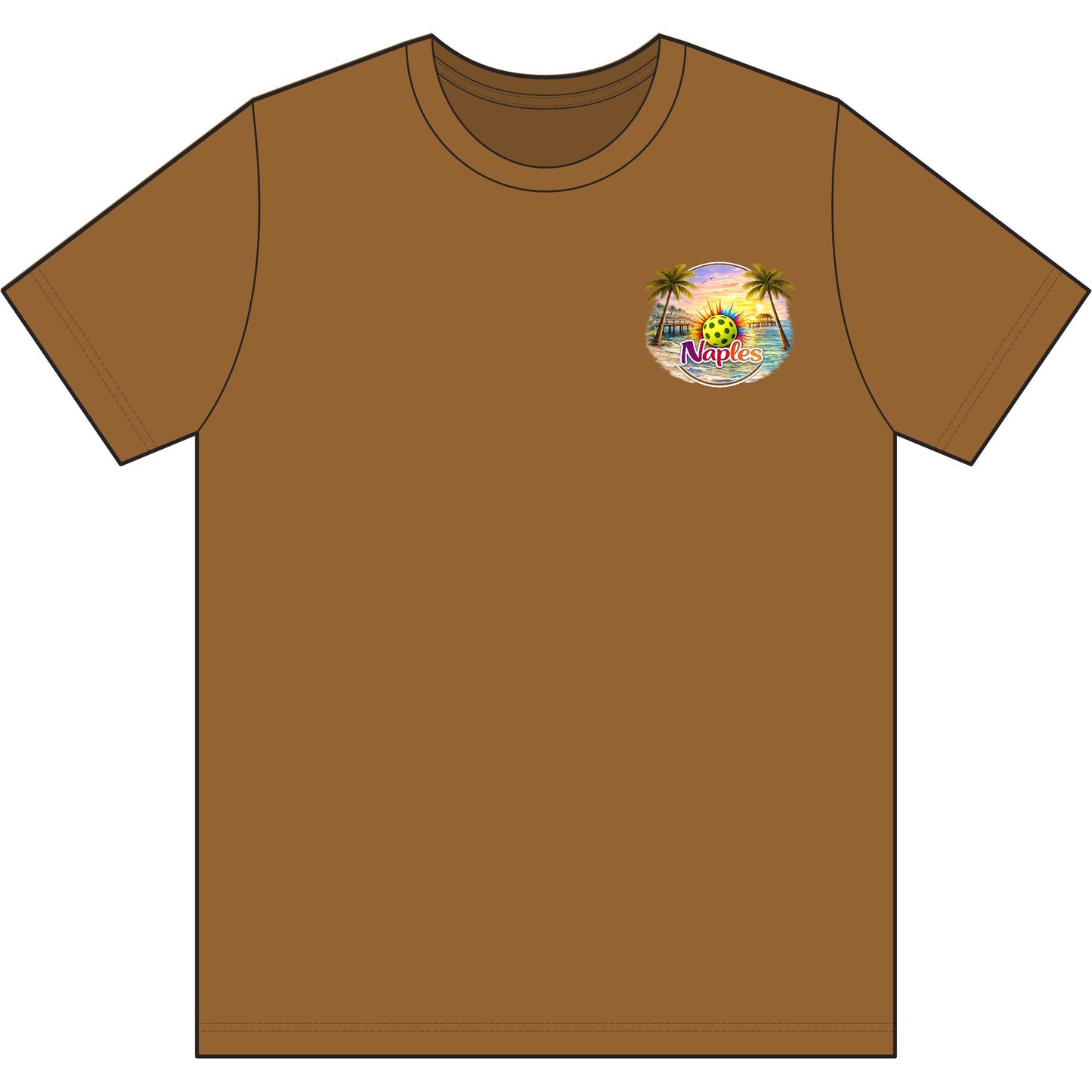 I Got Pickled in Naples™ — Men's Moisture-Wicking Pickleball Shirt | sm:)e